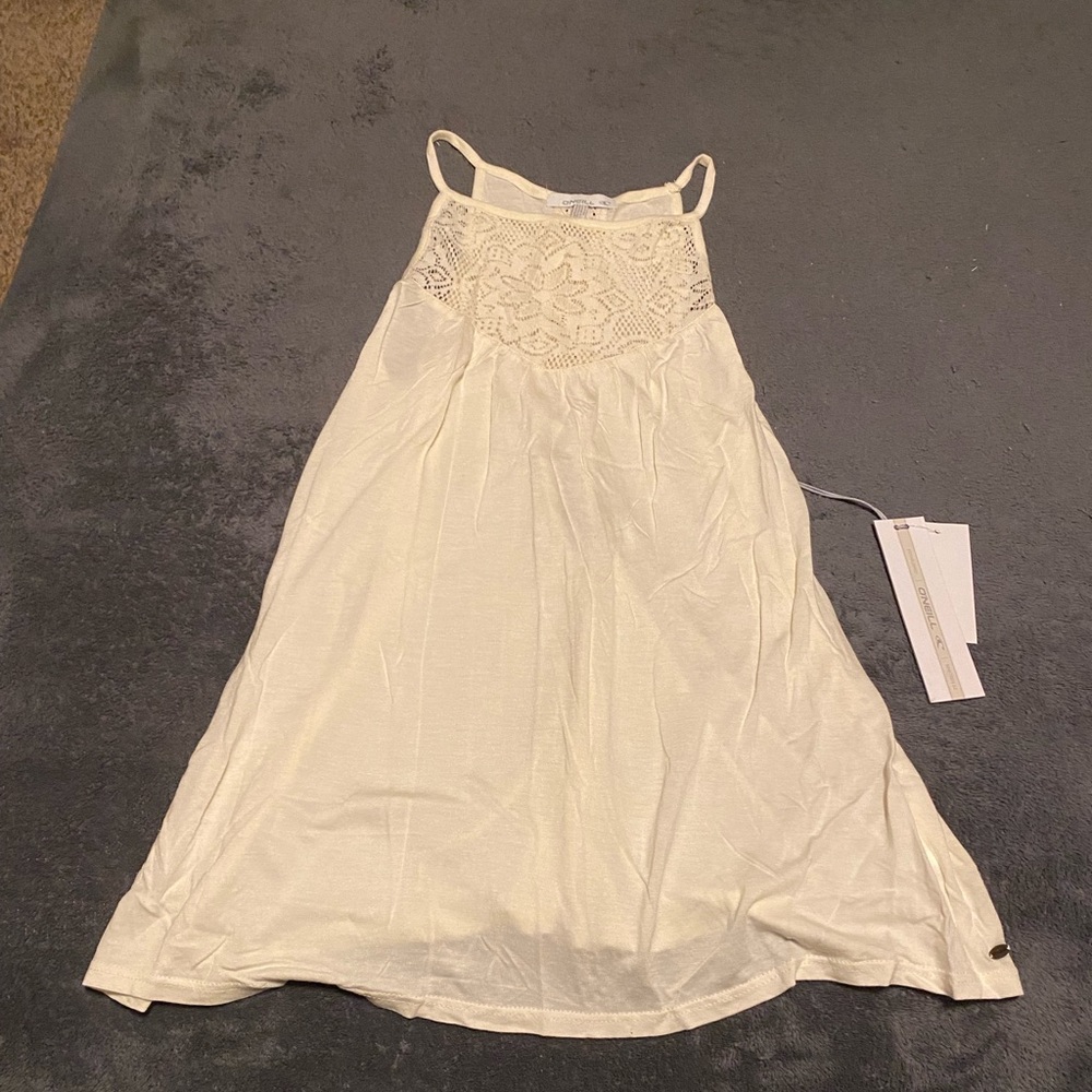 O’Neill gauze high neck tank top